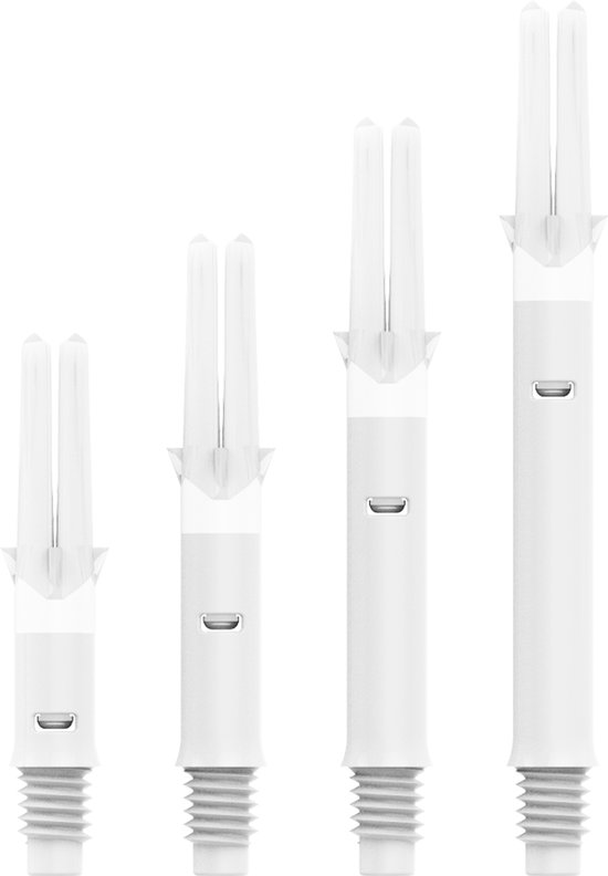 L-Style L-Shaft Silent Spinning White - Dart Shafts