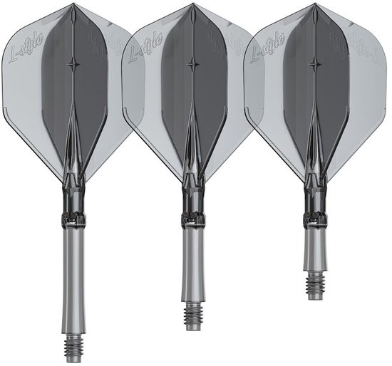 L-Style L-System L1 Clear Black - Dart Flights