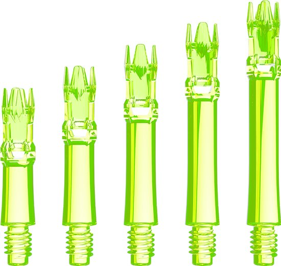 L-Style L-System Shafts Clear Neon Yellow - Dart Shafts van L-Style