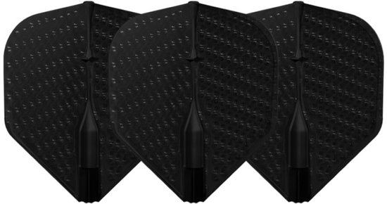 L-Style L1 EZ Dimple Black - Dart Flights van Merkloos