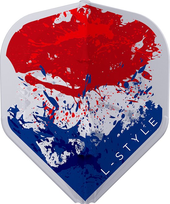 L-Style L1 EZ Jelle Klaasen V6 Clear White - Dart Flights van L-Style