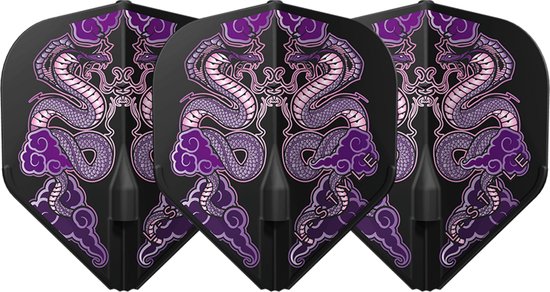 L-Style L1 EZ Jelle Klaasen V7 Black - Dart Flights van Merkloos