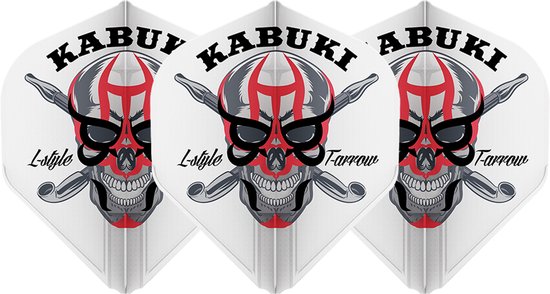 L-Style L1 EZ L-Style Taro Yachi ver.6 White - Dart Flights van Merkloos