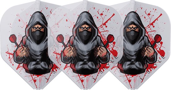 L-STYLE L1 EZ RENE EIDAMS V4 CLEAR WHITE - DART FLIGHTS van L-Style