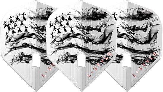L-Style L1 Kami Thibault Tricole White V2 - Dart Flights