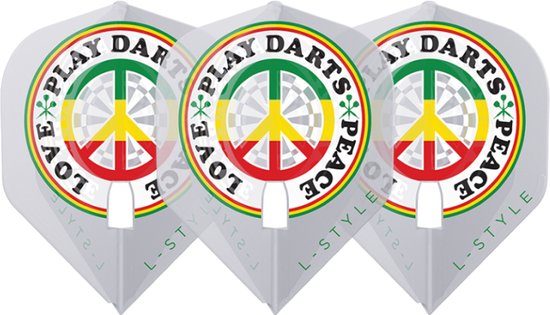 L-Style L1 PRO Deta Hedman V4 Clear White - Dart Flights