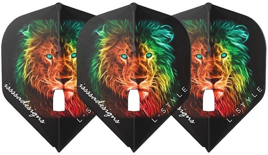 L-Style L1 Pro Dominik Grullich Black - Dart Flights van L-Style