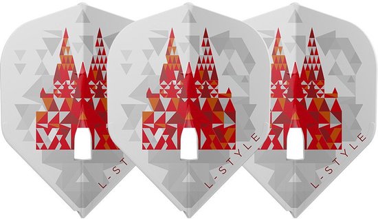 L-Style L1 Pro Florian Hempel V2 White - Dart Flights van Merkloos