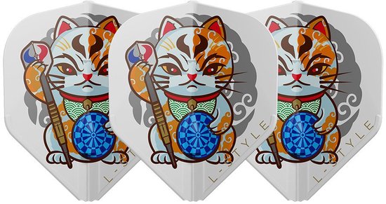L-Style L1 Pro Kevin Chatte V1 White - Dart Flights