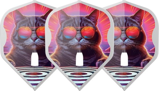 L-Style L1 Pro Party Cat Dartshopper Exclusives - Dart Flights van Merkloos