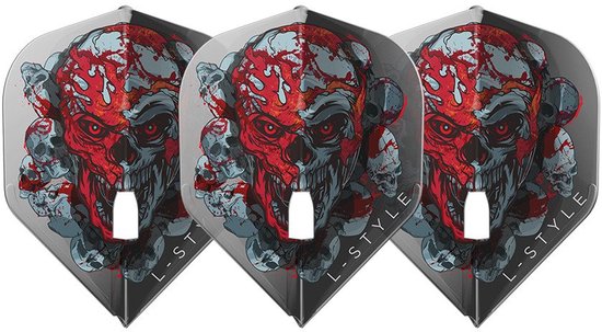 L-Style L1 Pro Ryan Searle V4 Clear Black - Dart Flights van L-Style