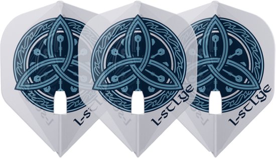 L-Style L1 PRO Viktor Tingstrom Clear White - Dart Flights van L-Style