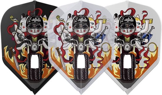 L-Style L3 Shape Zhu Yu ver.1 Mix - Dart Flights
