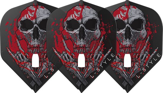 L-Style Pro L1 Ryan Searle V3 Clear Black - Dart Flights van L-Style
