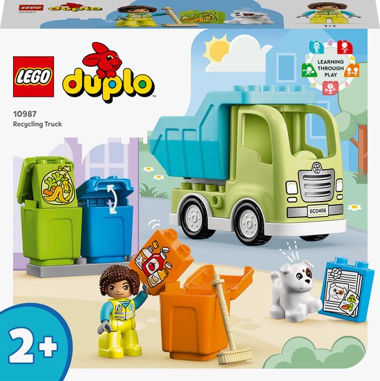 LEGO DUPLO Vuilniswagen Peuterspeelgoed Speelgoed Set - 10987 van LEGO
