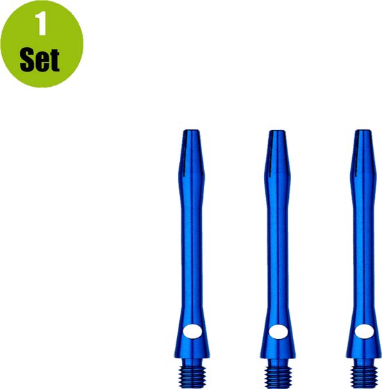 Lena Aluminium Dartshafts - Blauw - Medium van Lena