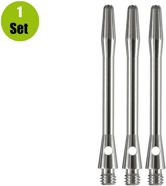 Lena Aluminium Dartshafts - Zilver - Medium van Lena