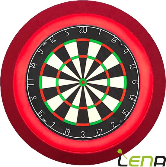 LENA Dartboard Lighting Deluxe Red van Lena