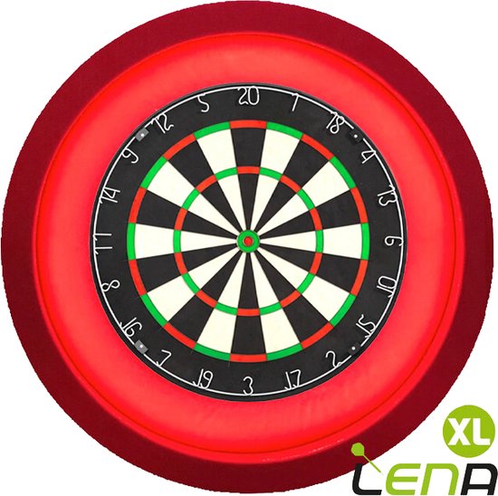 LENA Dartboard Lighting Deluxe XL Red van Lena