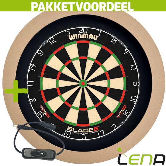 LENA Dartbordverlichting Basic (Plain ) + Schakelaar van Lena