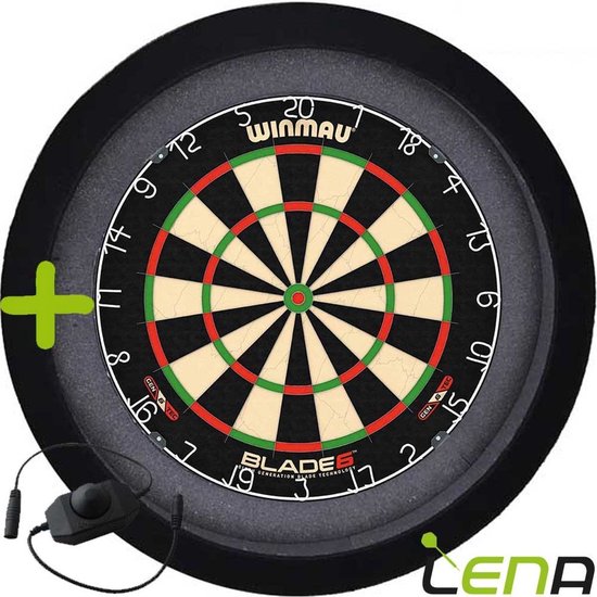 LENA Dartbordverlichting Basic (Zwart ) + Dimmer van Lena