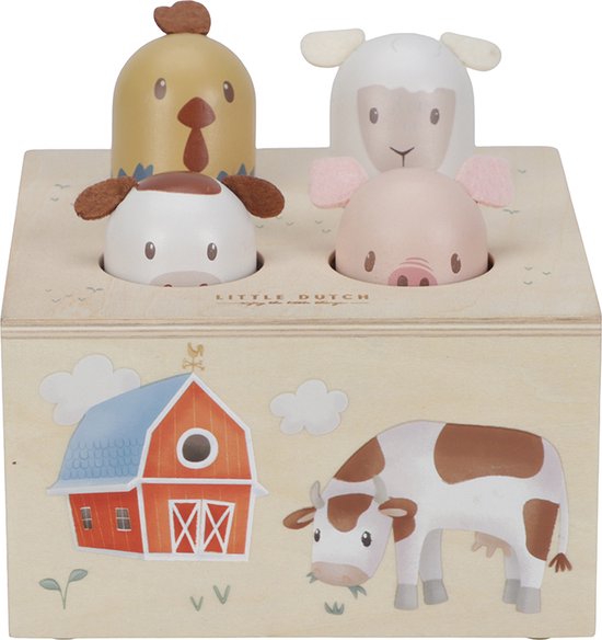 Little Dutch Pop-up speelgoed Little Farm FSC van Little Dutch