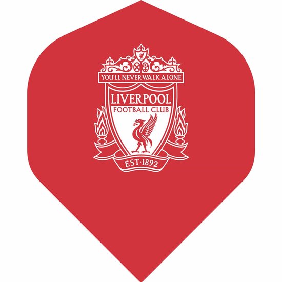 LIVERPOOL F1 VOETBAL FLIGHTS - 1 SET (3 FLIGHTS) - DART - FOOTBALL van Liverpool