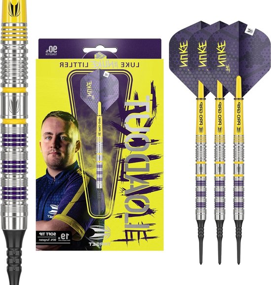 Loadout 90% Tungsten Soft Tip Darts Set - 19G Player Edition - Pixel Tip Darts van IgnatGames