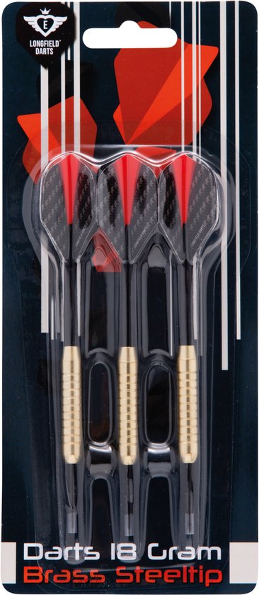 Longfield Steeltip 18 Gr - Goud - Dartpijlen van Merkloos