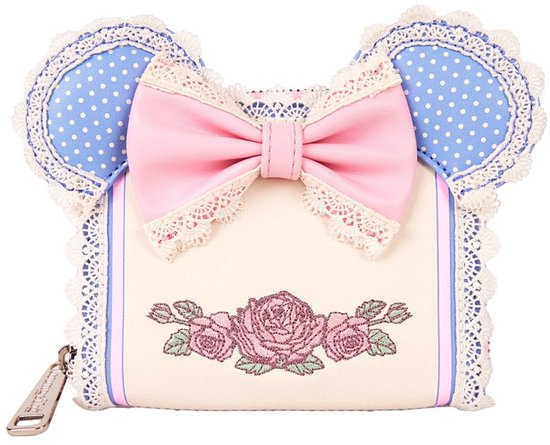 Loungefly Disney by Loungefly Wallet Minnie Floral and Lace Ears Wallets van Merkloos