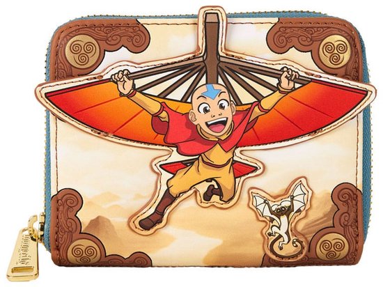 Loungefly Nickelodeon by Loungefly Wallet Avatar: The Last Airbender Aang Glider Staff Wallets van Loungefly