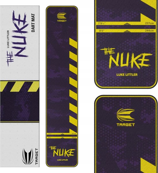 Luke Littler Dartmat - Officiële Antislip Oche Mat van Luke