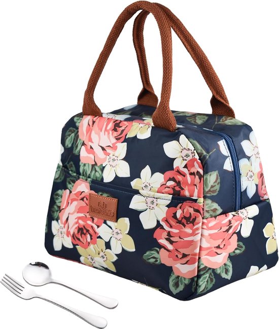 Lunchpakket. Geïsoleerde koeltassen voor camping/werk/school. Een kleine lunchetas voor dames/studenten. van FlowFly