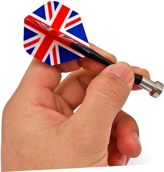 Magnetische Darts - Veiligheidspijltjes - Spel & Plezier - Vlag Design - 10 Stuks - Diverse Kleuren