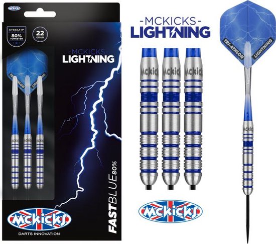 McKicks Fast Blue 80% 24 gram Steeltip van McKicks