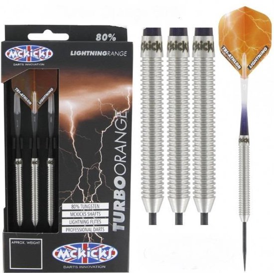 McKicks Turbo Orange 80% - Dartpijlen - 21 Gram van McKicks