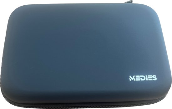 Medies - premium darts case large zwart | dart case | darts etui | darts wallet - EVA schok bestendige buitenkant - voor 6 pijlen met lanyard - geen pijlen inbegrepen - zwart van Medies