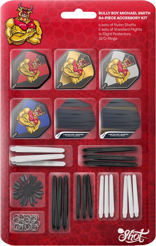 Michael Smith Accessoire Kit 84 pce - Darts van Mi