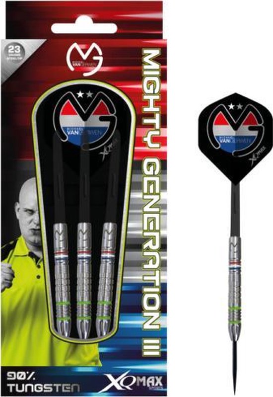 Michael van Gerwen - Mighty Generation 3 - 21 gram - 90% tungsten - dartpijlen van Michael van Gerwen.
