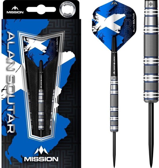 Mission Alan Soutar Blue & White 90% - Dartpijlen - 22 Gram van Mission