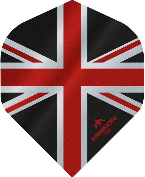 Mission Alliance 150 Black & Red NO2 - Dart Flights van Mission