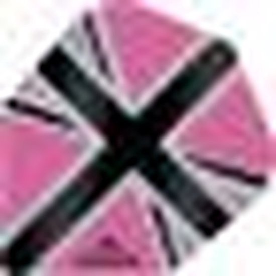 Mission Alliance-X Union Jack No.6 Dart Flights - 100 micron - Roze/Zwart