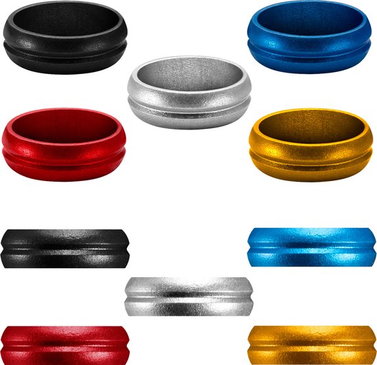 Mission Aluminium F-Lock Ring - Rood van Mission