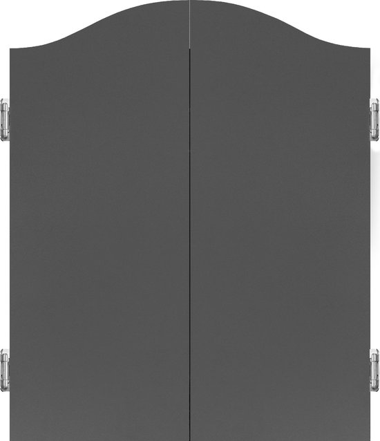 Mission Dartbord Deluxe Cabinet - Plain Grey - Dartkast van Mission