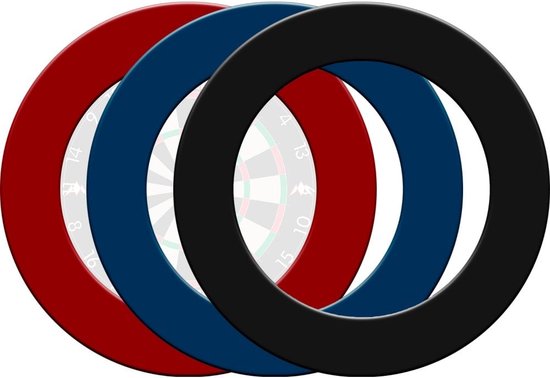 Mission Dartbord Surround Plain Rood