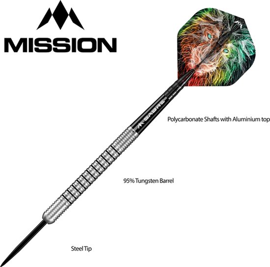 Mission Dominik Grullich 95% - Dartpijlen van Merkloos