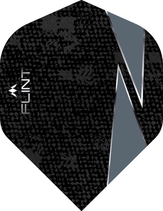 Mission Flint Dart Flights - Grijs van Mission