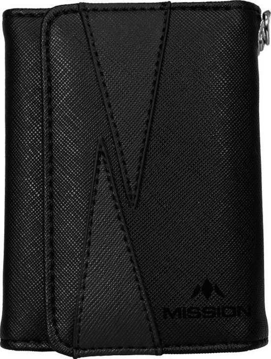 Mission Flint Darts Case Black van Merkloos
