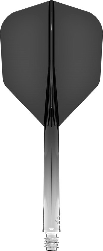 Mission Force 90 Gradient Transparent Black NO6 - Dart Flights van Mission