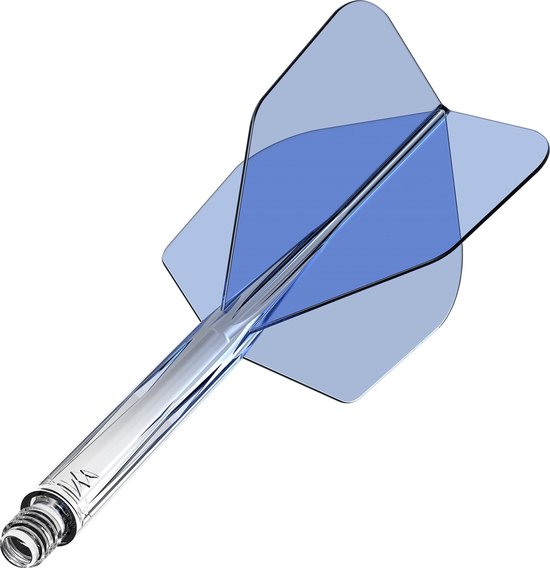 Mission Force 90 Gradient Transparent Blue NO6 - Dart Flights van Mission